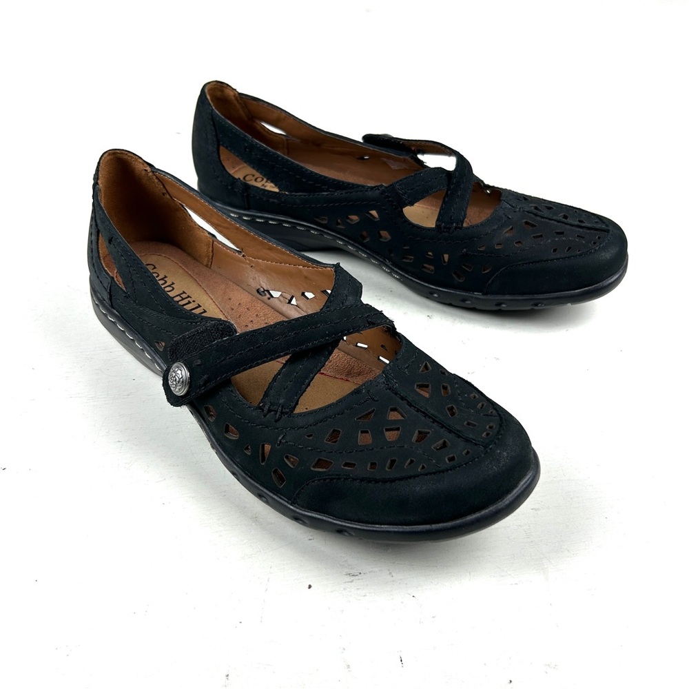 Cobb Hill by New Balance Mary Janes Womens 9.5 M Black Leather Flats